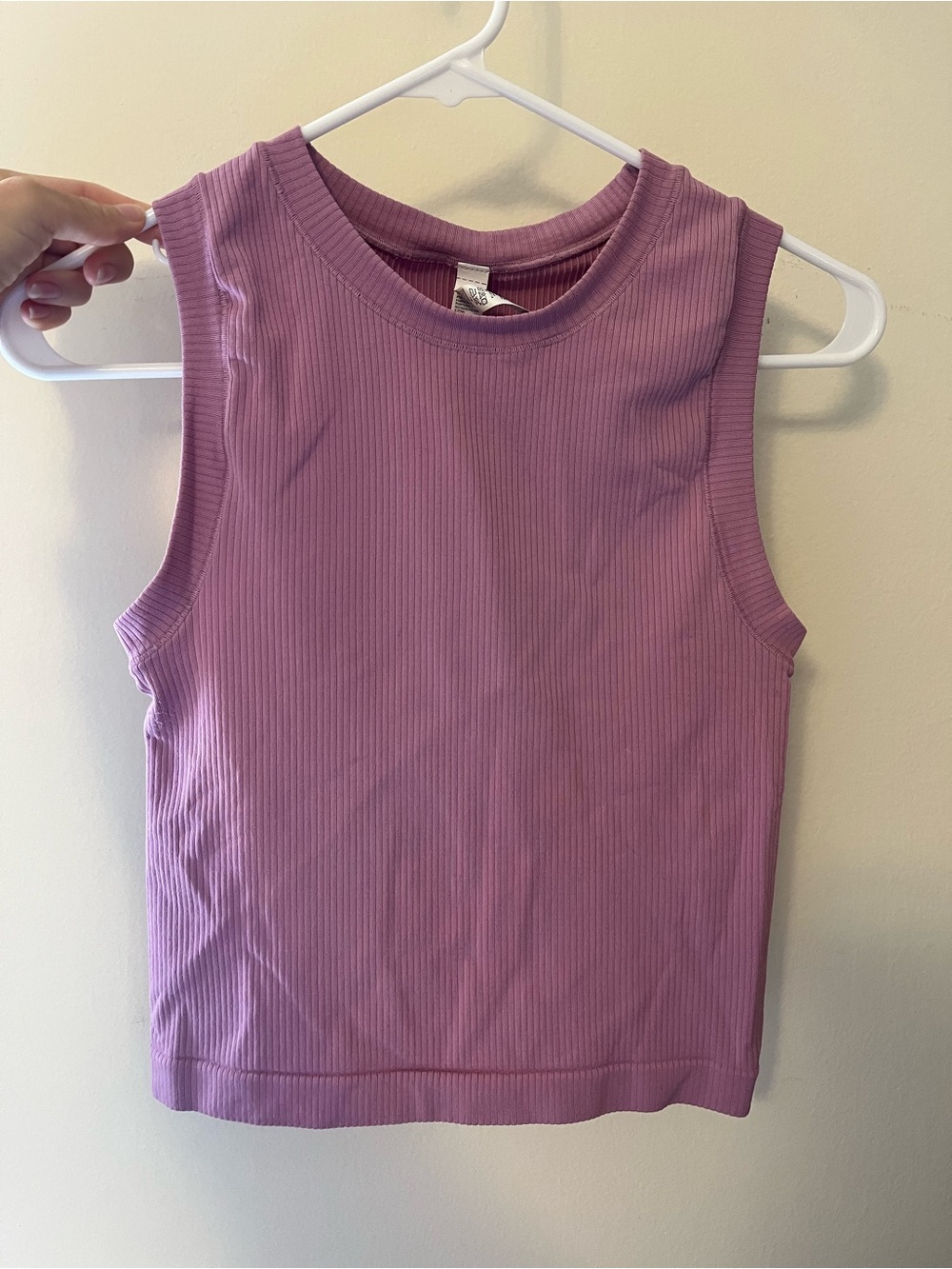 Athleta pink tank size XS high neck